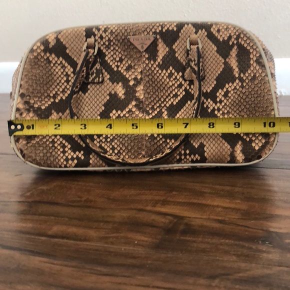 Authentic PRADA Python Snakeskin Handbag - Picture 7 of 8